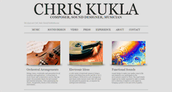 Desktop Screenshot of chriskukla.com