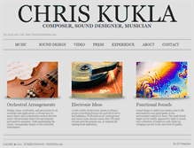 Tablet Screenshot of chriskukla.com